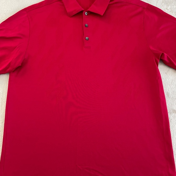 Nike Dri-Fit Tiger Woods Collection Mens Golf Polo Shirts Lot 2 Size M Red Blue - Picture 2 of 16